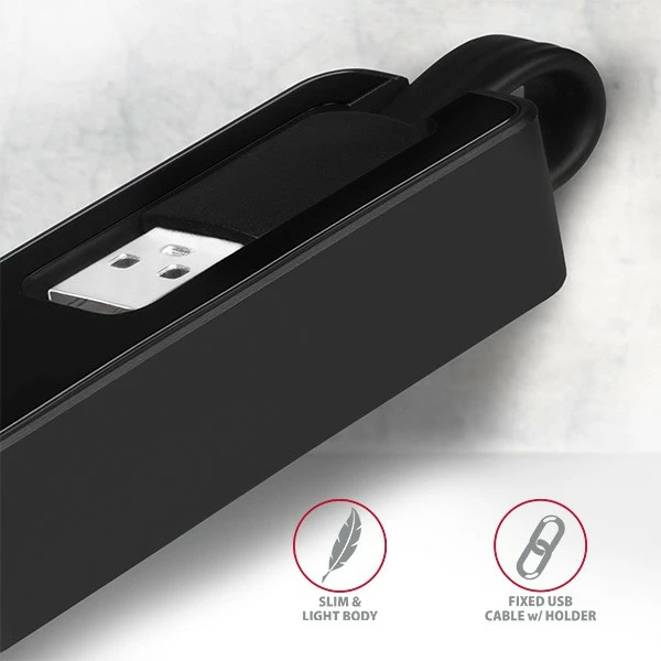 Adapter rrjeti AXAGON ADE-XR, USB 2.0 në Ethernet, i zi