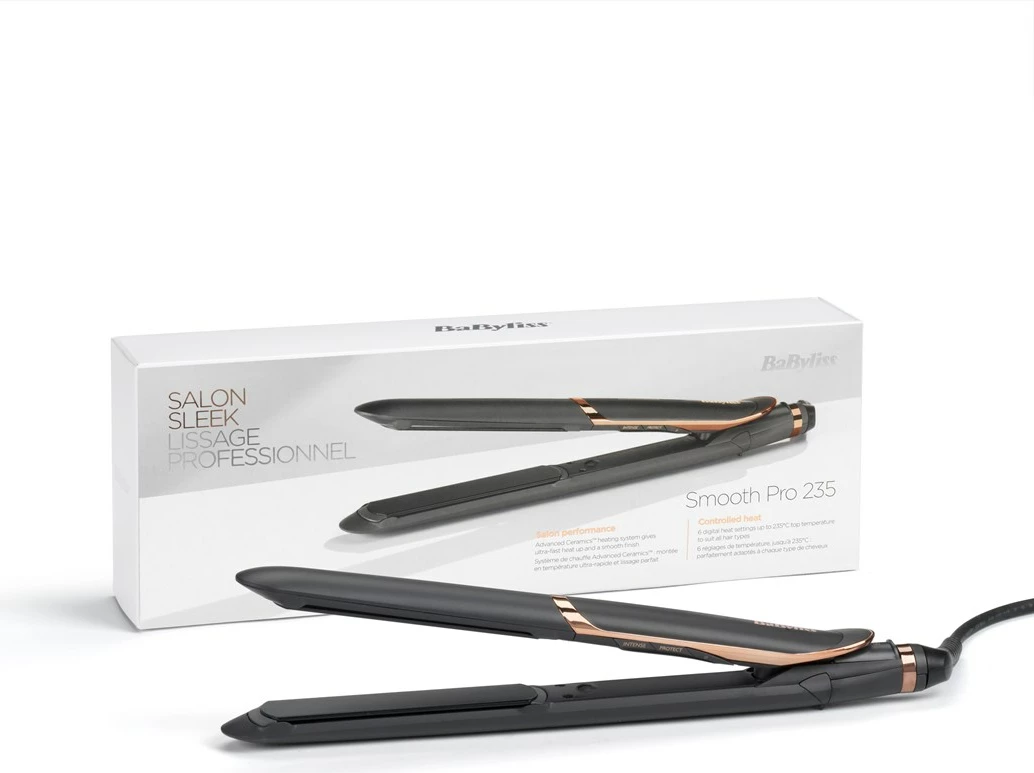 Hekur drejtimi flokësh Babyliss ST394E, 42 W, i zi