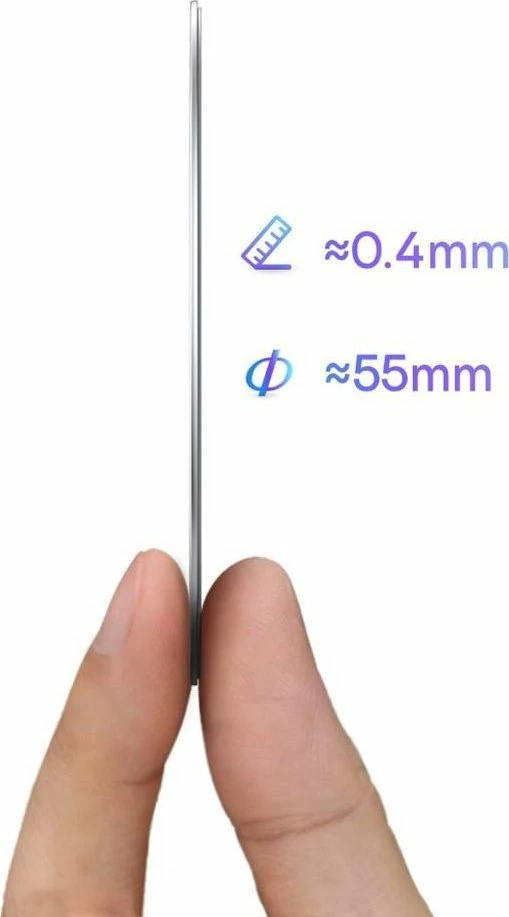 Unazë magnetike Baseus Halo MagSafe PCCH000001, 2 copë, e zezë