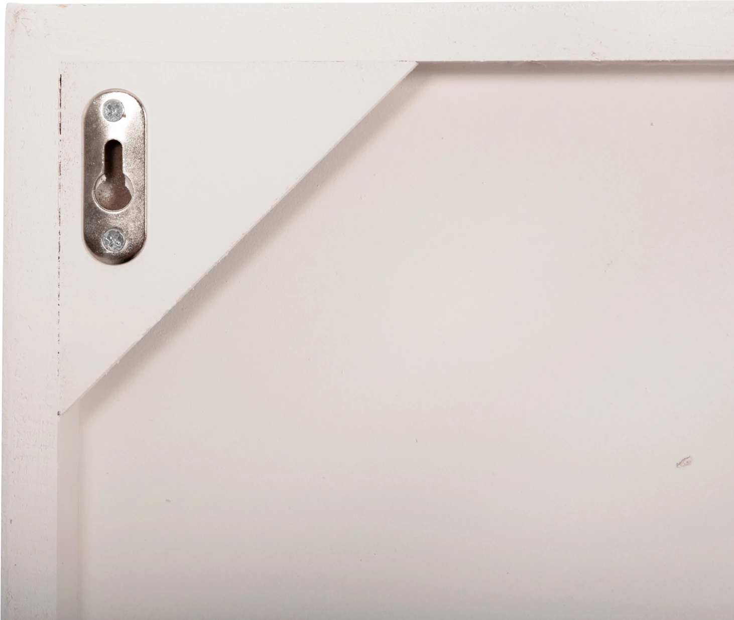 Panel dekorativ për mur, seri katrore Santorini, FH4508, MDF, ngjyrë e bardhë e zbehtë, 80x4x80 cm