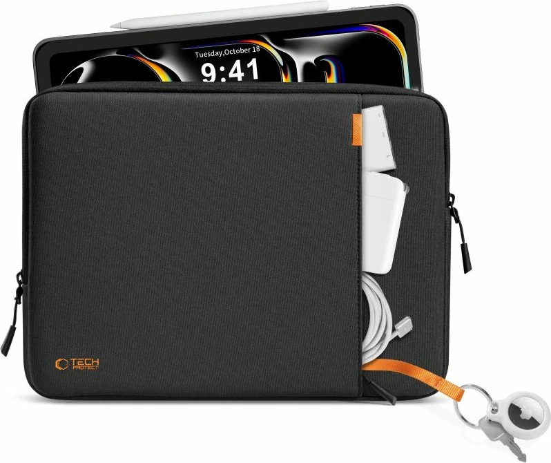 Mbështjellës Tech-Protect Defender për laptop/tablet 11-13", i zi