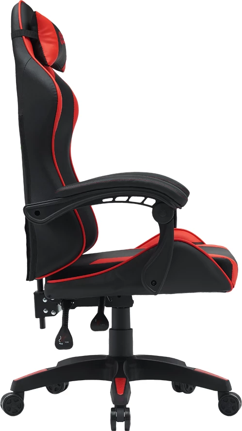 Karrige gaming CANYON Core SGCH2, PU leather, shpinore e rregullueshme 90–135°, deri 120 kg, e zezë/kuqe