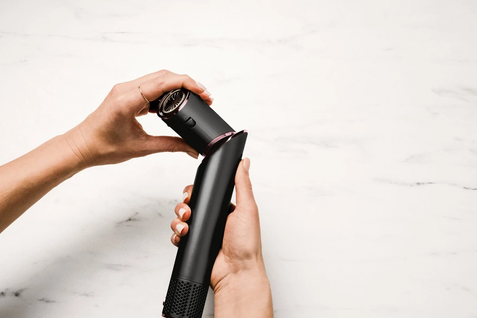 Stiluese për flokë Shark FlexStyle HD424EU, Warm Black, Rose gold