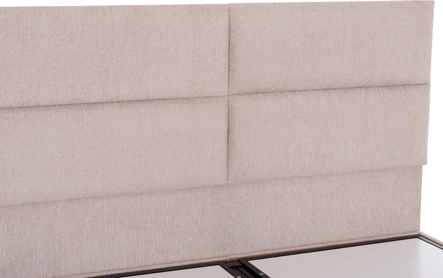 Krevat dopio me hapësirë për depo, material bezhë, MILO FH622.32, për dyshek 160x200cm