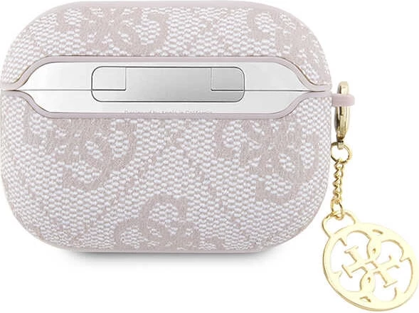 Mbështjellës Guess 4G Charm për AirPods Pro 2, Rozë