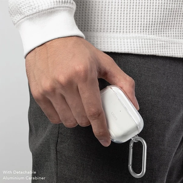 Mbështjellës UNIQ Glase për AirPods Pro, smoke