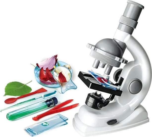 Set shkencor Clementoni Scientific Fun, mikroskop për eksperimente, për fëmijë 8+