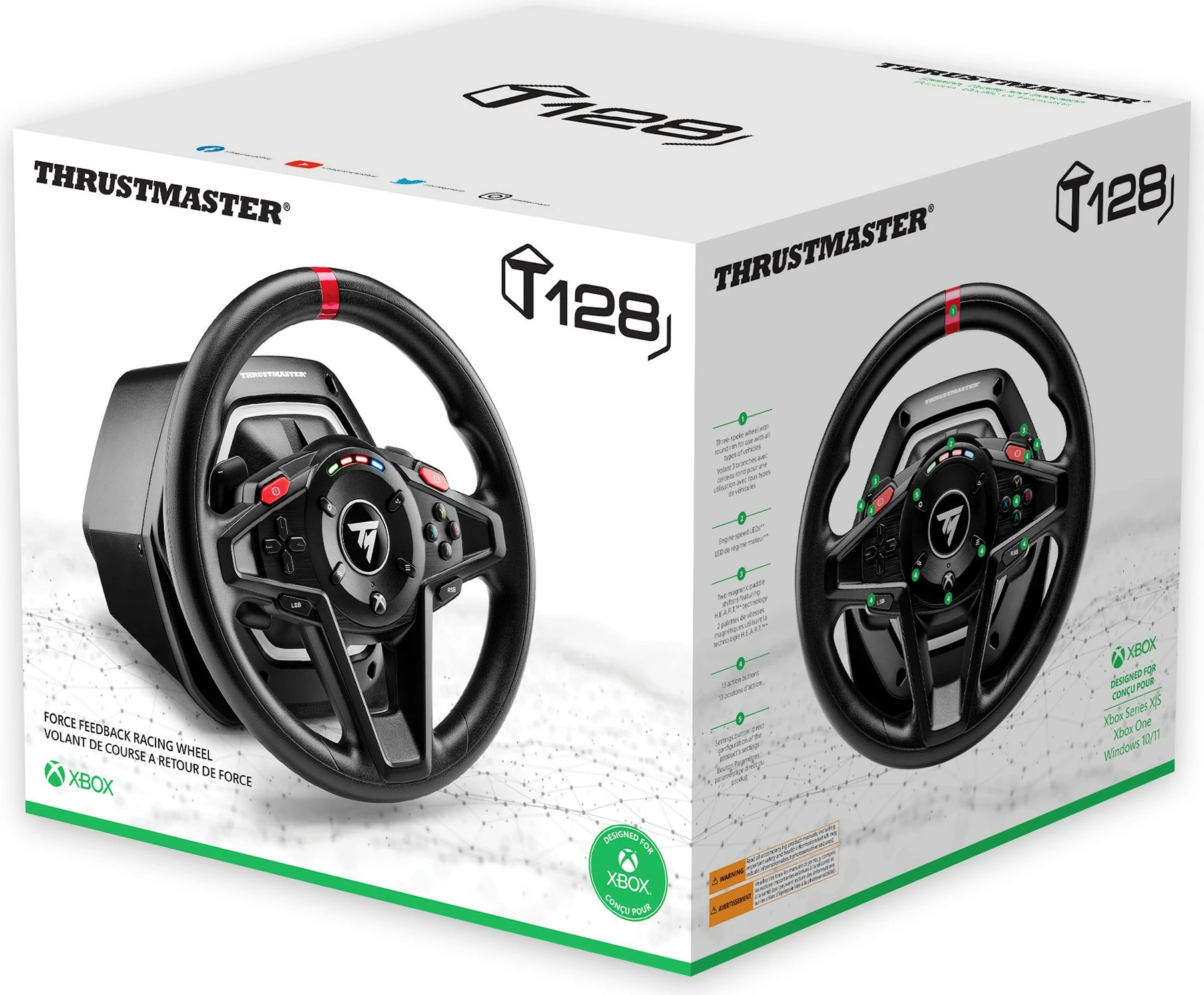 Timon + Pedale Thrustmaster T128, PC, Xbox, 900°, i zi