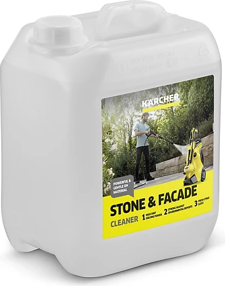 Solucion i lëngshem për larjen e sipërfaqeve të gurit, mermerit dhe fasadave Karcher Stone & Facade, 5 L