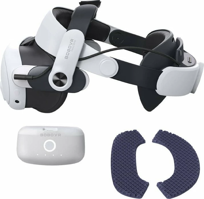 Rrip koke BOBOVR M3 Pro me bateri B2 5200mAh për Oculus Quest 3, set, shumëngjyrësh