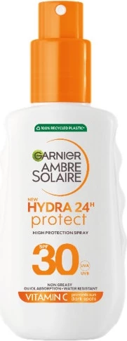 Spray për diell Garnier Ambre Solaire Hydra 24H Protective Spray SPF30, 150ml