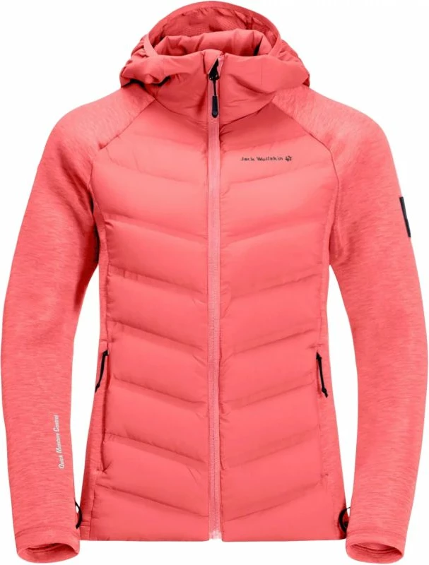 Jakne Jack Wolfskin për femra, portokalli
