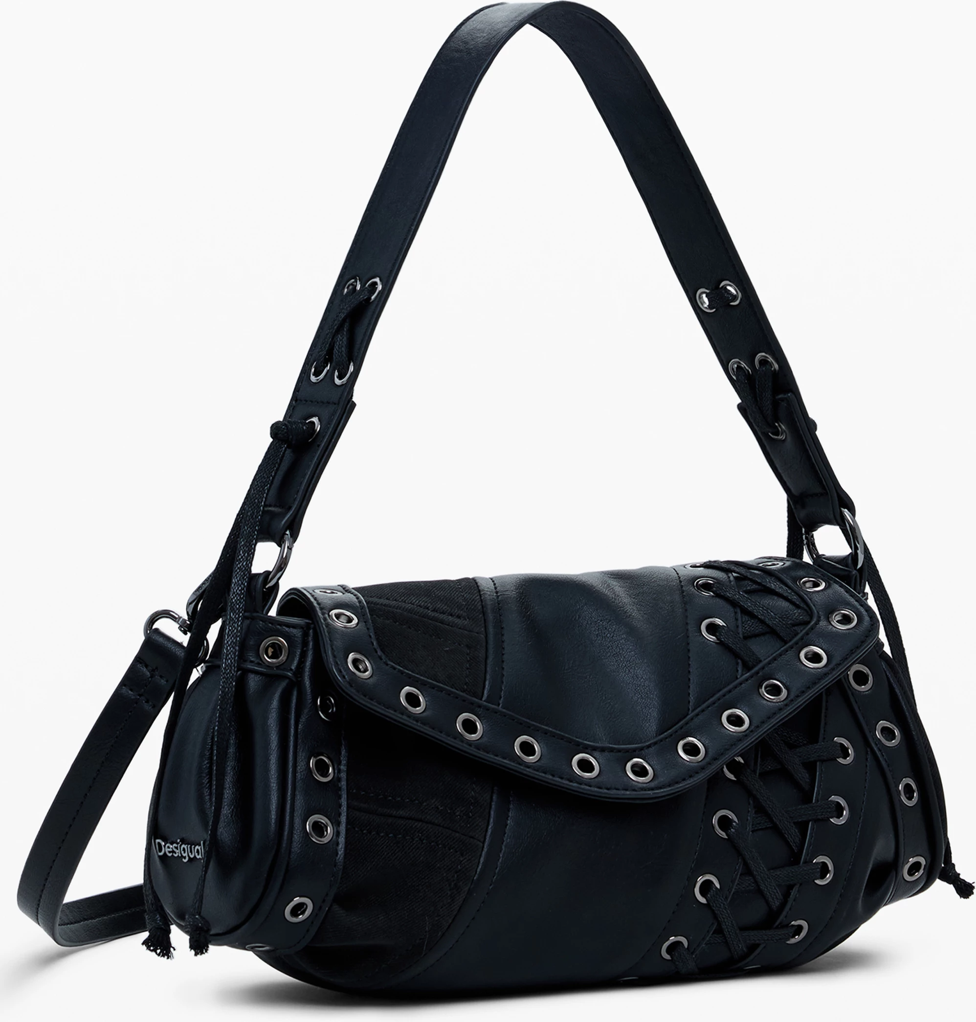 Çantë DESIGUAL Zarauz Tango Patch femra, e zezë