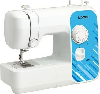 Makina qepëse Brother X14s, mekanike, ngjyrë kaltër dhe bardhë