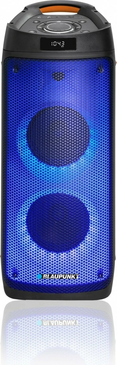 Altoparlant Blaupunkt PB06DB PartyBox me Bluetooth, Karaoke, 500W, LED, i zi, me 2 mikrofonë pa tela
