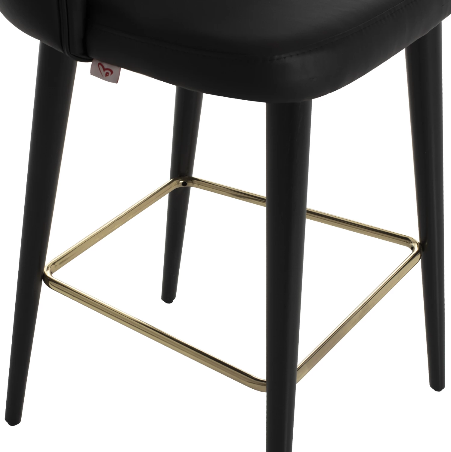 Karrige për bar profesionale MARCELLO FH9280.41 PU e zezë druri 50x58x100Hcm