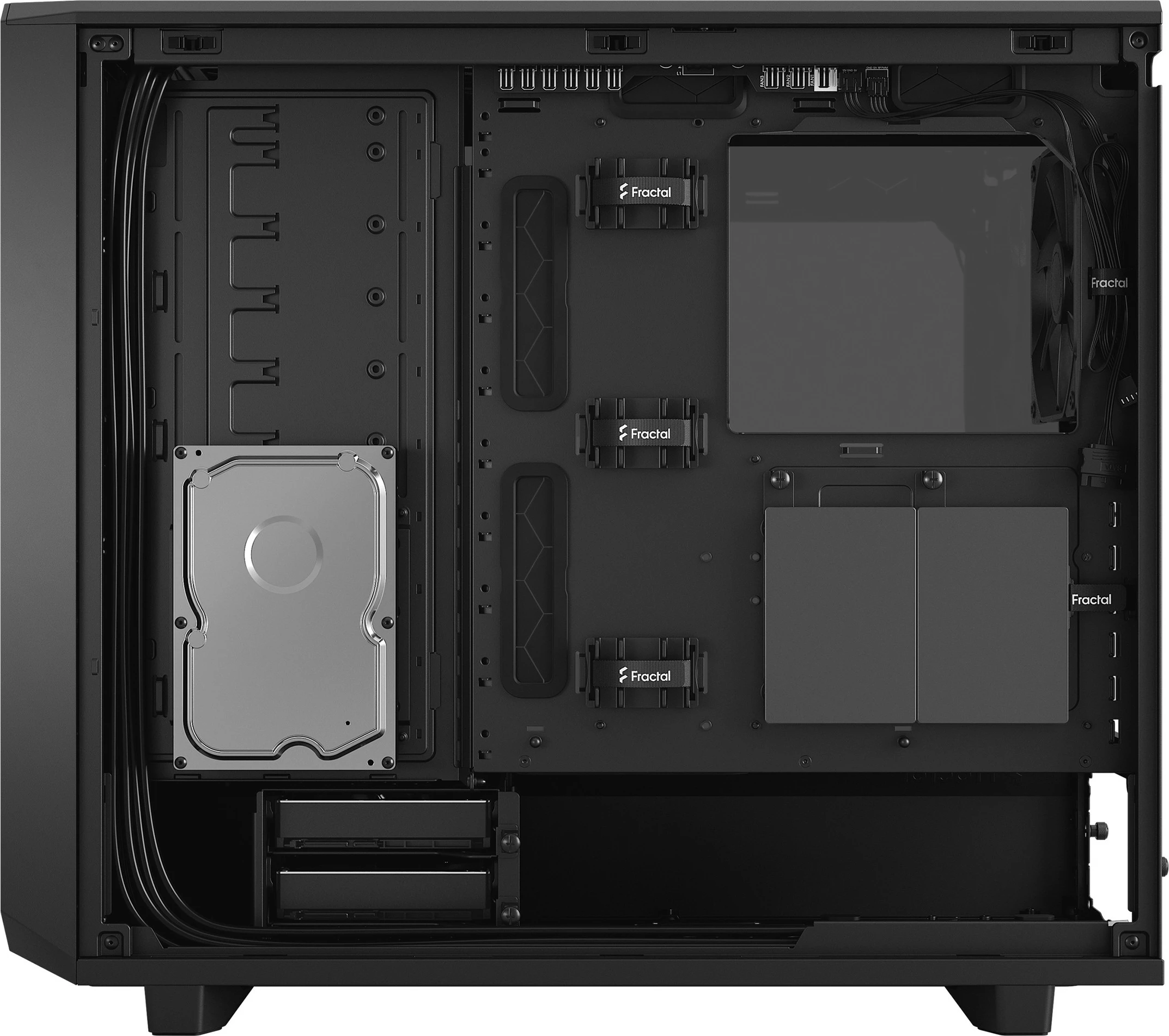 Kasë Fractal Design Meshify 2, Tower, ATX, EATX, micro ATX, Mini-ITX, e zezë
