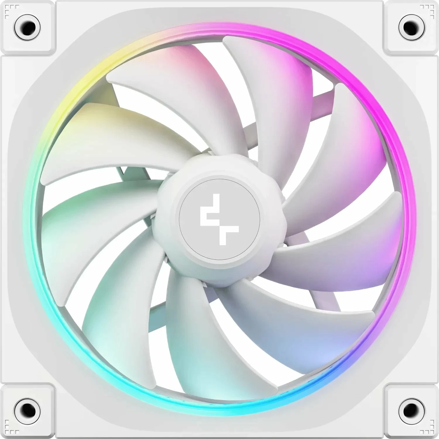 Ventilator për kasë PC Deepcool FL12 (R-FL12-WHAPN1-G) 120mm ARGB Gen2 PWM, 1 copë, i bardhë