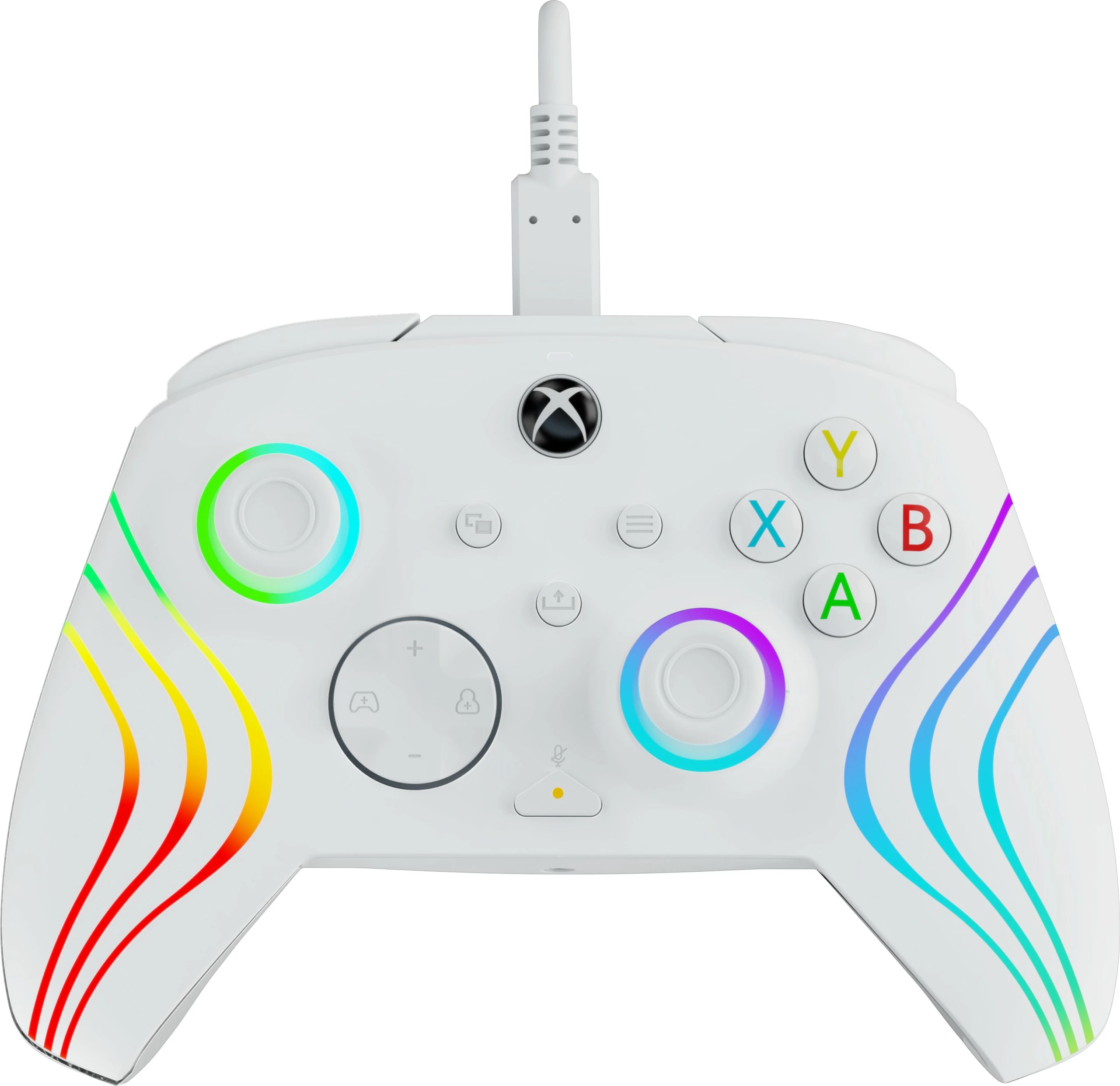 Gamepad PDP Afterglow Wave, Xbox Series X|S, PC, i bardhë
