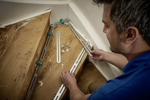 Mjet për shkallë Wolfcraft, 5210000, Çelik inox, E zezë