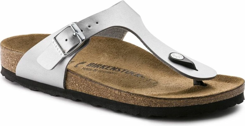 Flip-flop për femra Birkenstock, të argjendta