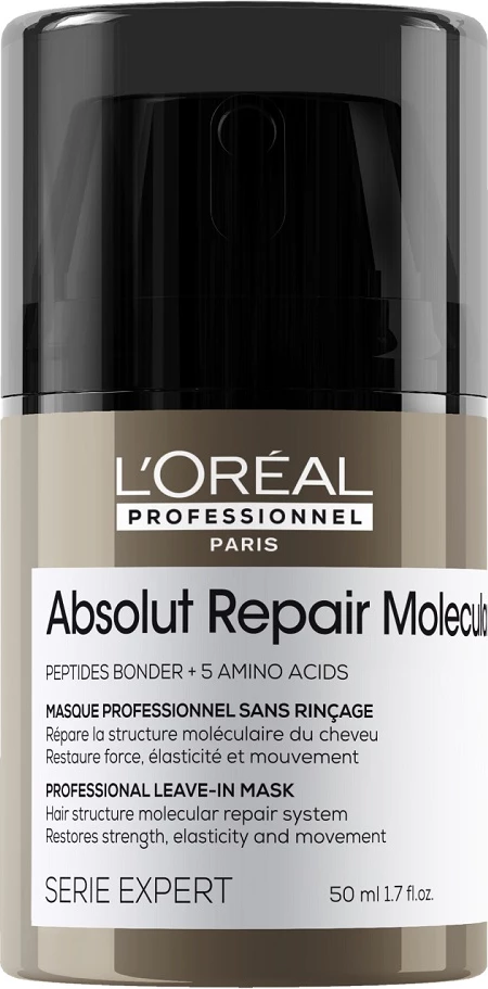 Maskë për flokë L'Oreal Professionnel Serie Expert Absolut Repair Molecular Leave-In për femra, 50ml