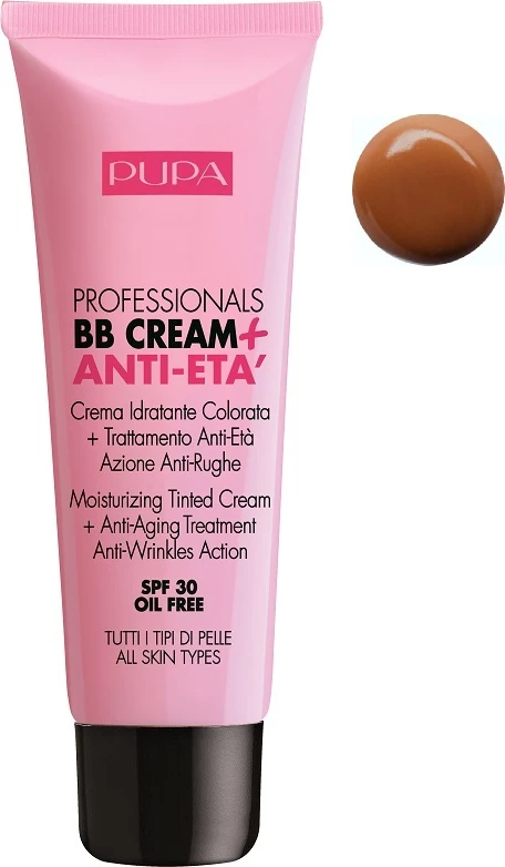 BB kremë Pupa Milano Professionals BB Cream + Anti-Age SPF30 002 Sand, 50ml