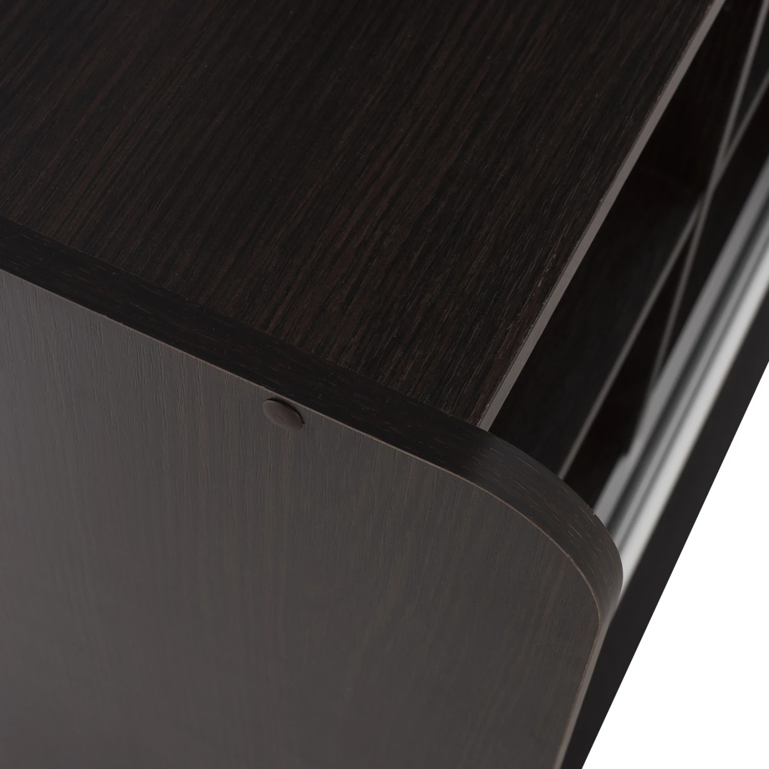 Mobil për hyrje me dollap rrëshqitës dhe pasqyrë, ngjyrë wenge, FH2424.02, 118x45x210 cm