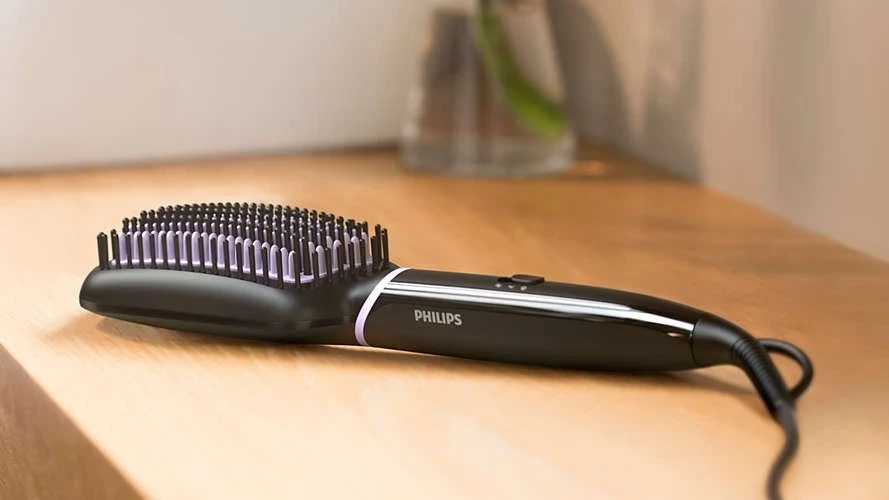 Brushë stiluese Philips BHH880/00, e zezë/e vjollcë