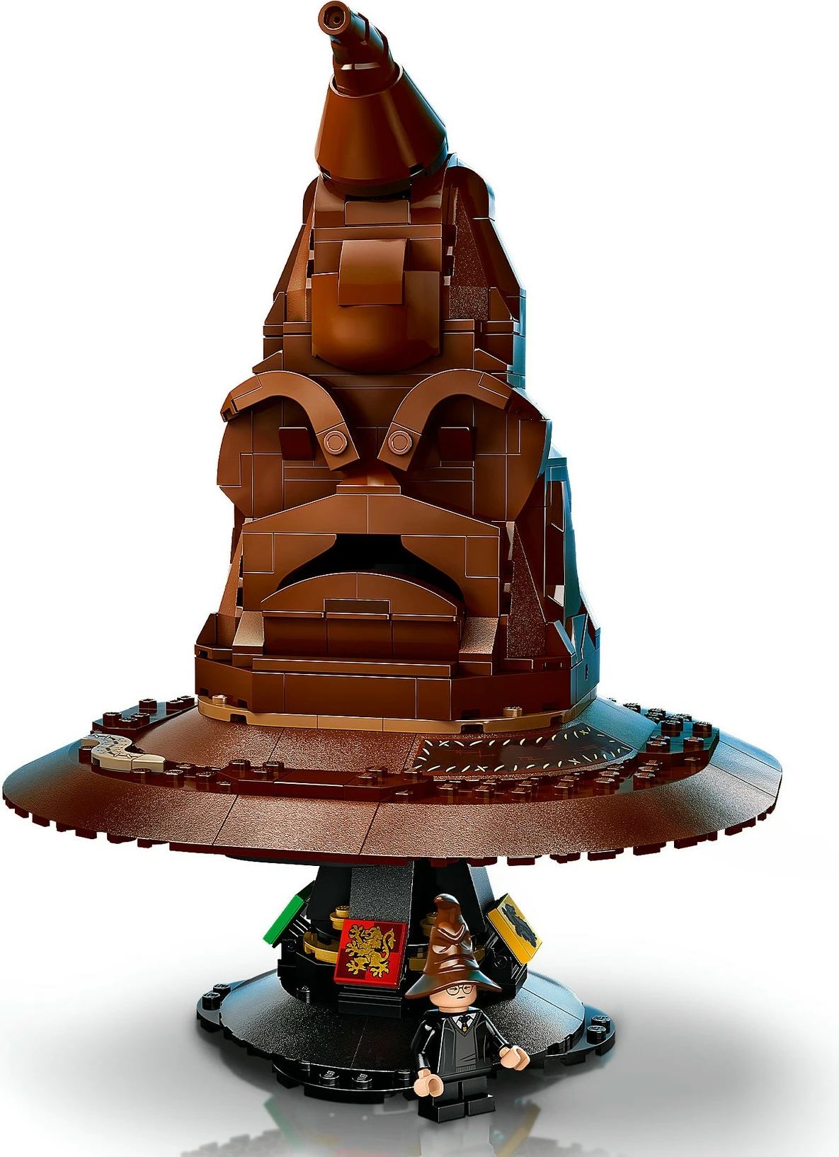 Set LEGO Talking Sorting Hat, 561 copë, plastikë, për të rritur, ngjyrë kafe