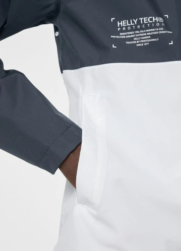 Jakne për meshkuj Helly Hansen, bardhë dhe grafit