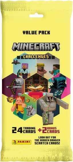 Pako karta koleksionuese Minecraft Panini, 26 copë