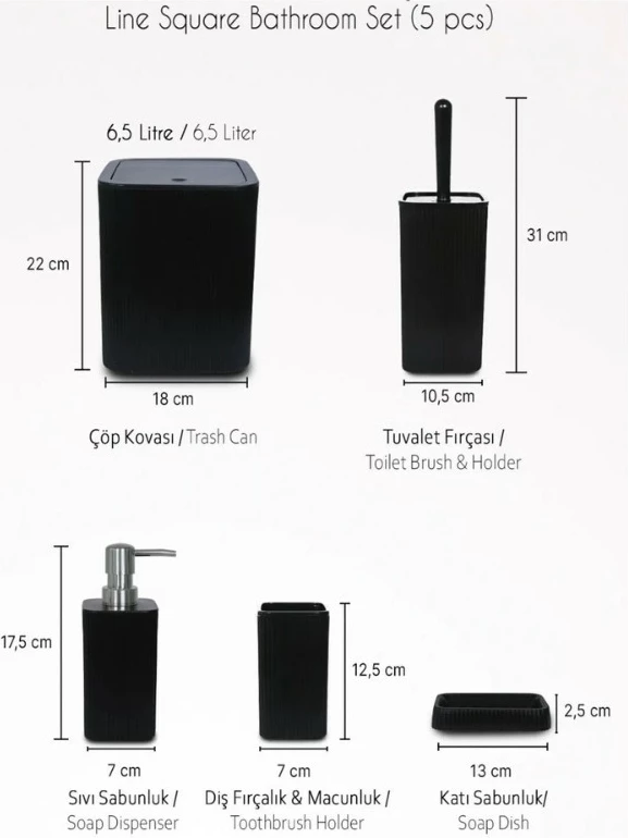 Set banjoje 5 pjesësh, Mijölnir, PZR-059, ngjyrë e zezë