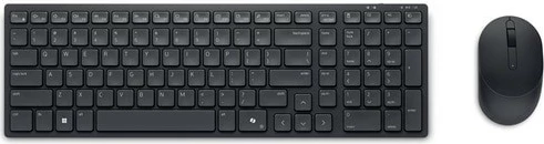 Tastierë dhe maus DELL KM555, Wireless, RF Wireless + Bluetooth, QWERTZ, E zezë