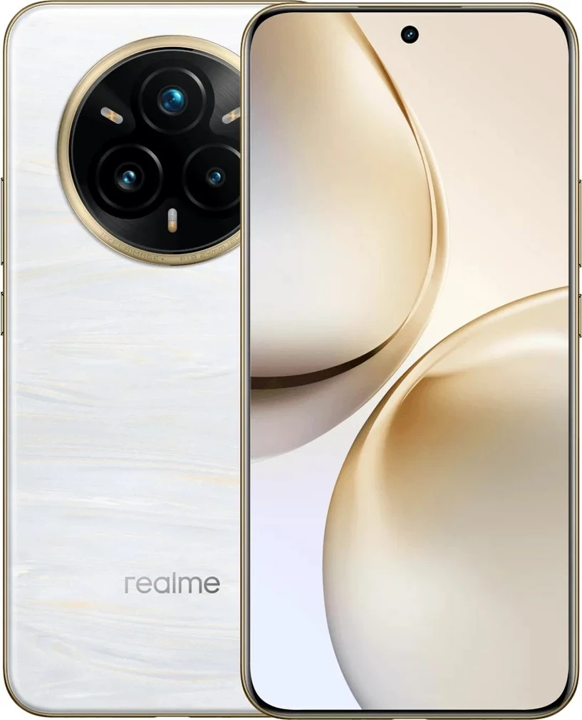 Celular realme 14 Pro+ 5G, 12 GB RAM, 512 GB, 6.83", Bardhë