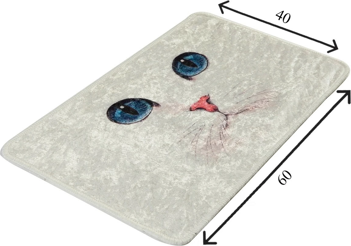 Tapet për banjo Mijölnir, sy blu, 40x60cm