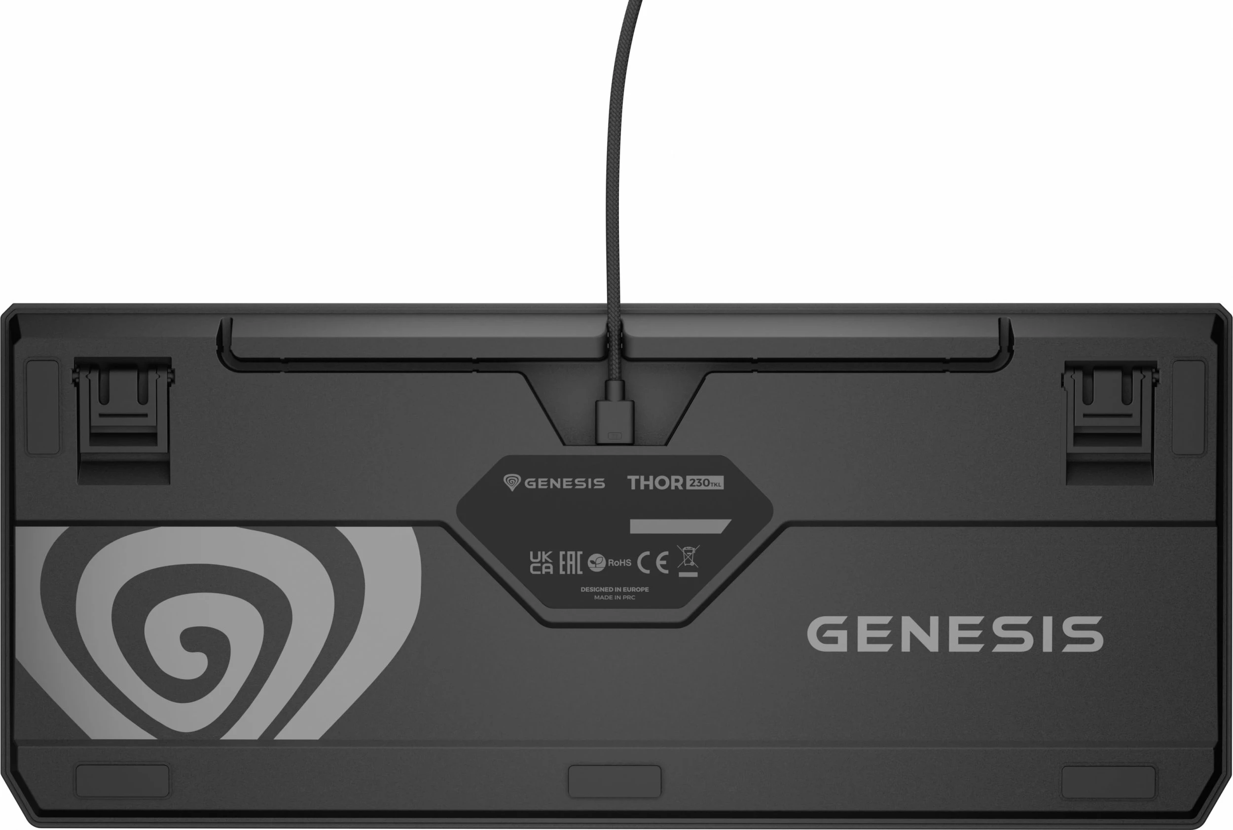 Tastierë mekanike gaming GENESIS Thor 230 TKL NKG-2079, Outemu Brown, RGB, USB, US layout, 80% TKL, e zezë
