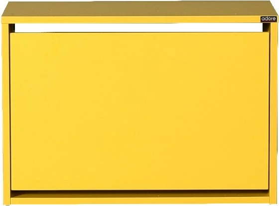 Dollap këpucësh Hanah Home, SHC-110-HH-1, ngjyrë e verdhë