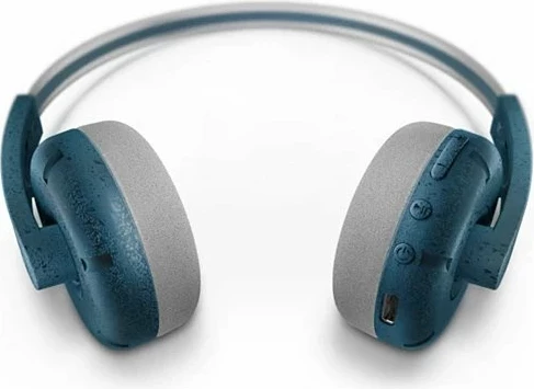 Kufje wireless Philips TAH2000TL/00 mbi vesh, Bluetooth 5.4, driver 40 mm, bateri 26 orë, Turkiz