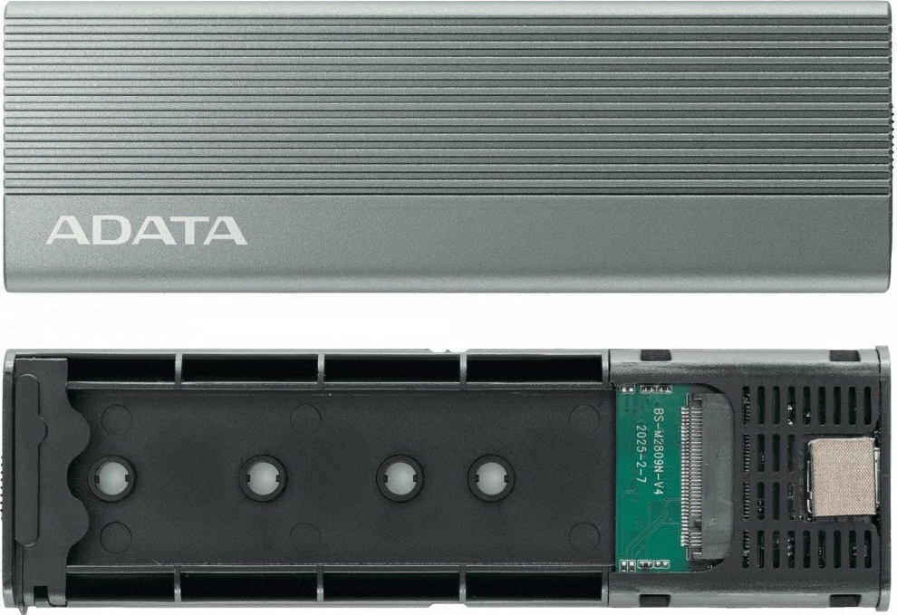 Kasë e jashtme SSD Adata EC680, M.2, USB 3.2 Type-C, Gri