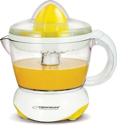 Shtrydhëse agrumesh Esperanza EKJ001Y, 0.7L, 25W, Bardhë/Verdhë