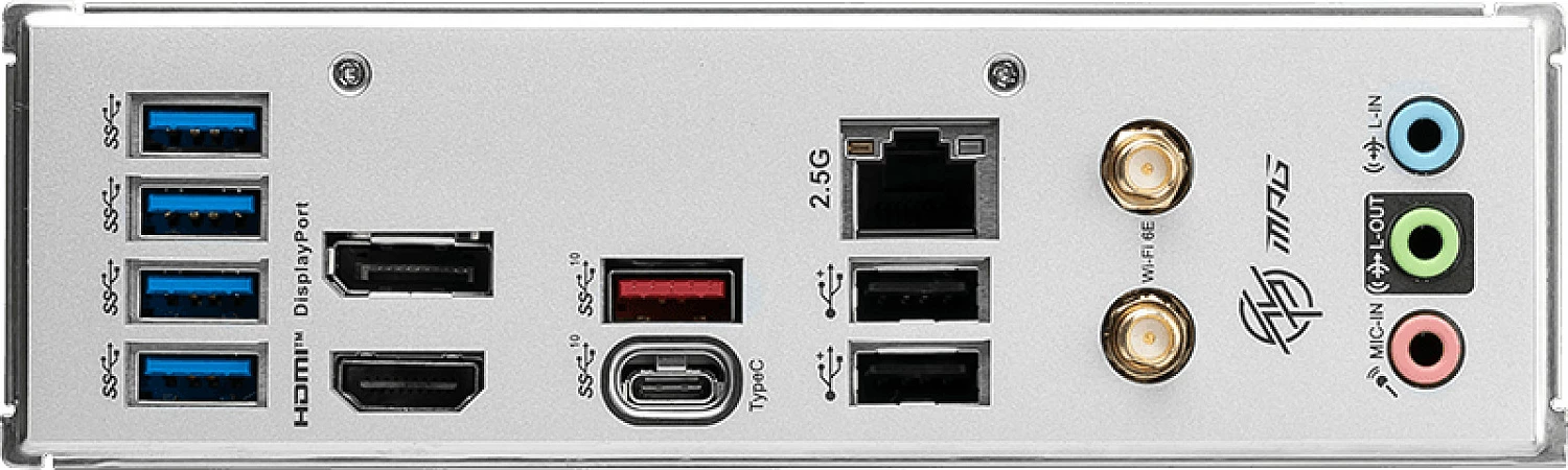 Pllakë amë MSI MPG B760I Edge mITX, Intel, WiFi, bardhë