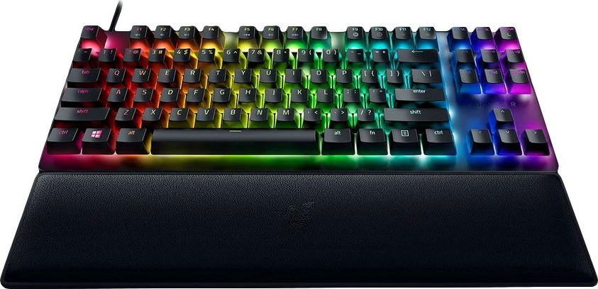 Tastierë mekanike Razer Huntsman V2 TKL, RGB, USB, QWERTZ, e zezë