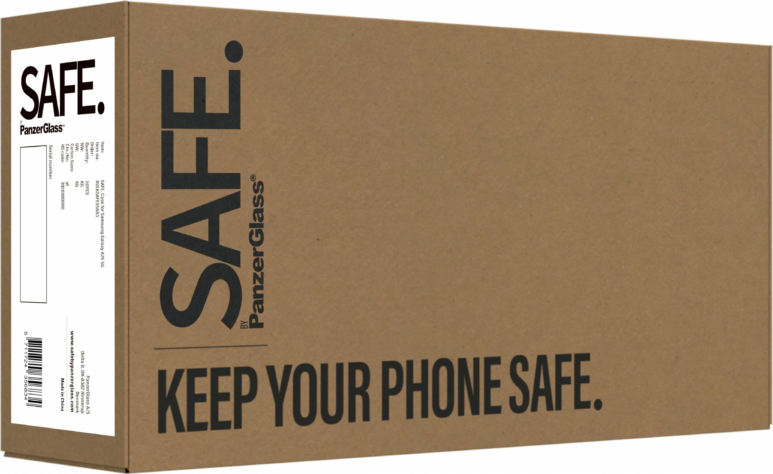 Mbështjellës PanzerGlass SAFE. Samsung Galaxy A25 5G, transparent