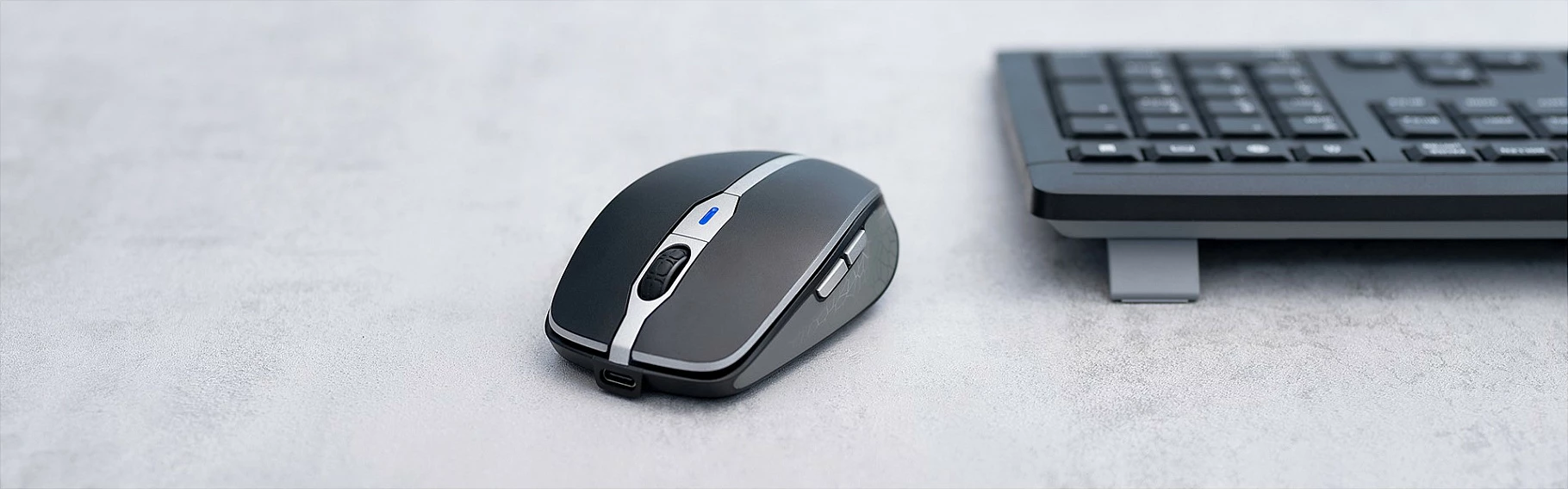 Maus Cherry MW 9100, wireless + Bluetooth, 2400 DPI, i zi