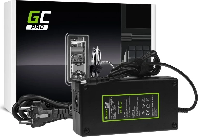 Adapter Green Cell AD56P, 150 W, për ASUS, i zi