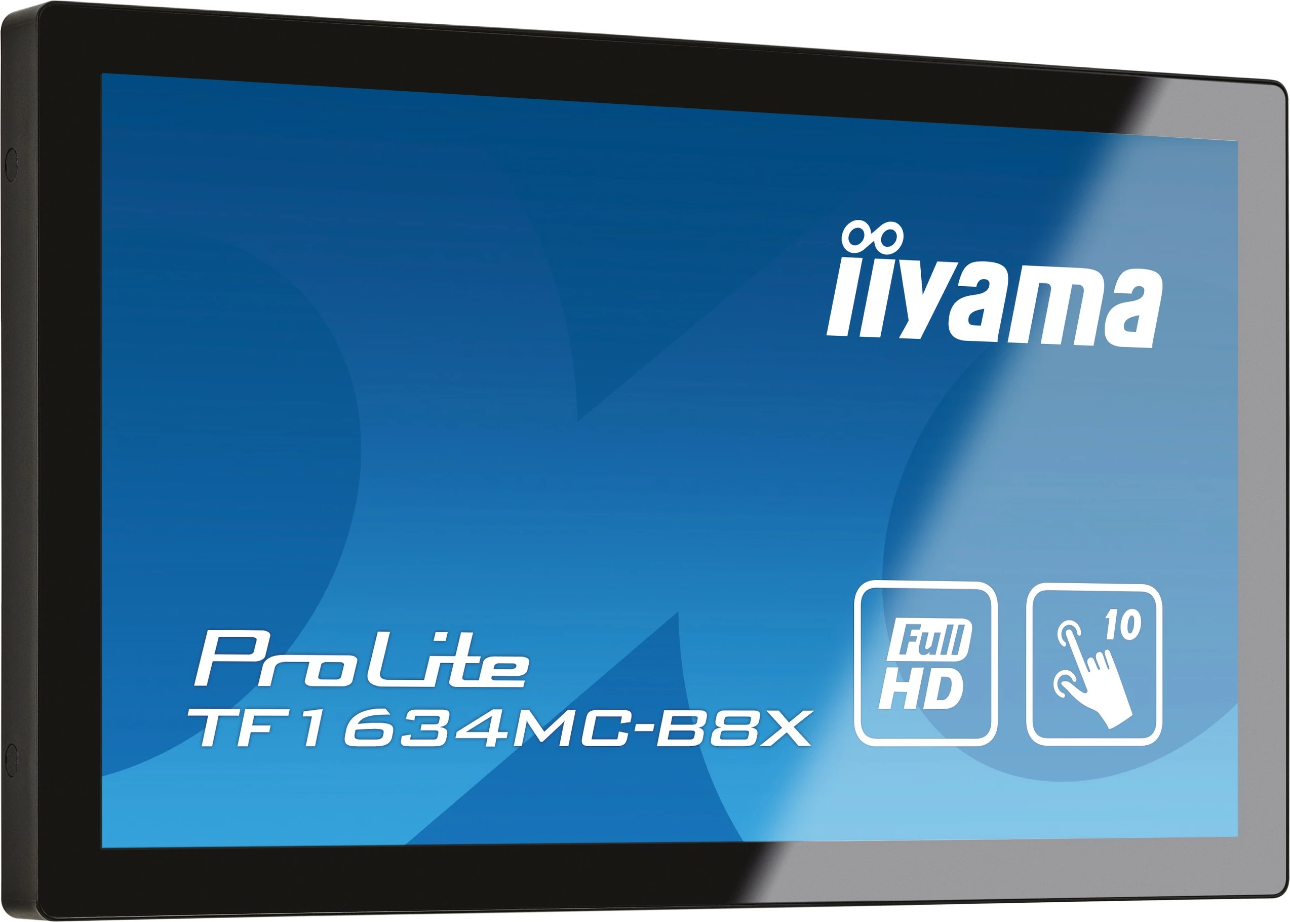 Monitor iiyama ProLite TF1634MC-B8X, 15.6", Full HD, LED, e zezë