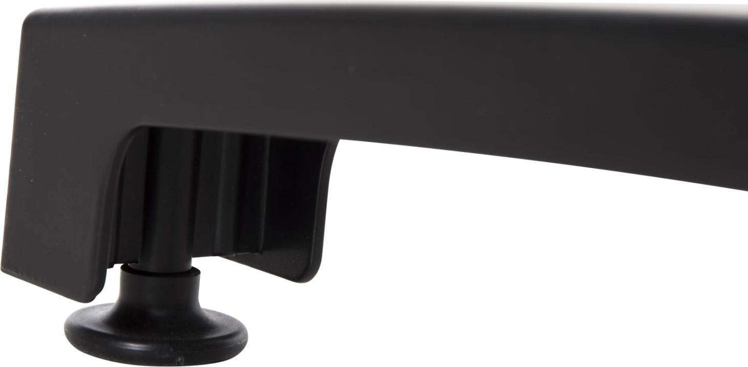 Baza alumini për tavolinë, e palosshme, FH459.01, ngjyrë e zezë mat, 69x69x73-92 me kryq 48x48