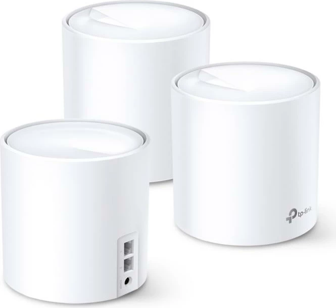 Sistem Mesh Wi‑Fi, TP-Link Deco X20, AX1800 Wi‑Fi 6, e bardhë, 3-pako