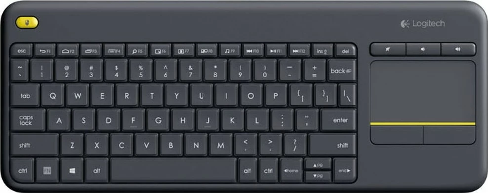 Tastierë wireless Logitech K400 Plus, RF Wireless, QWERTZ, e zezë